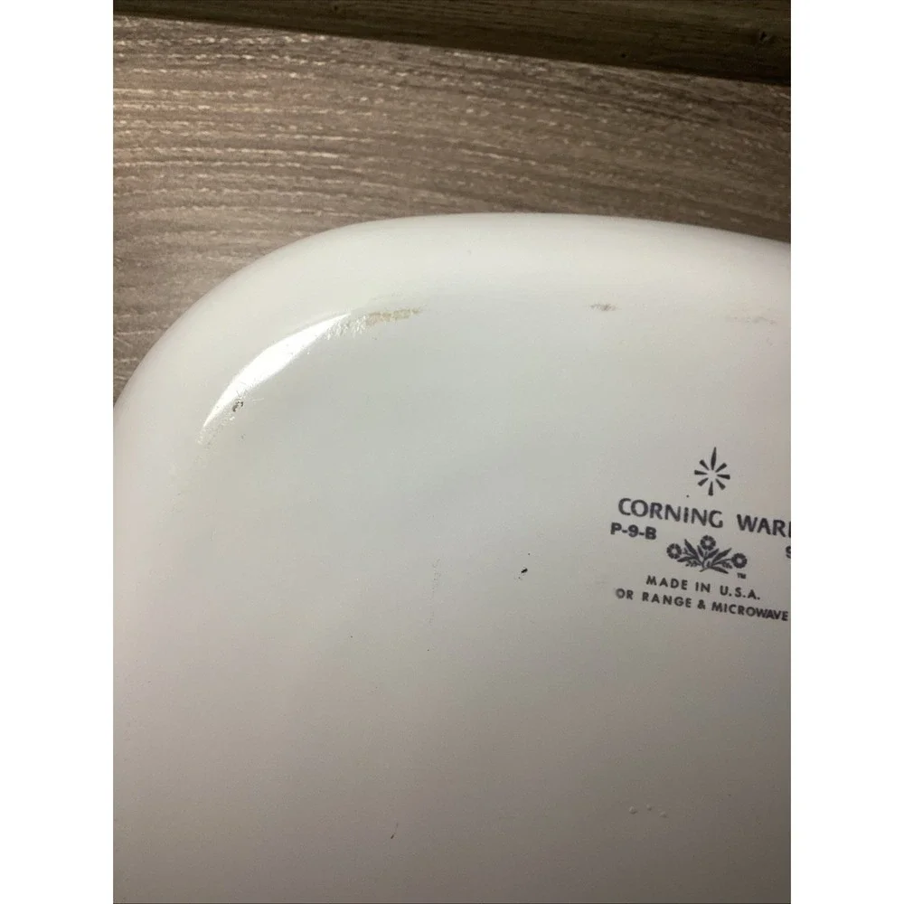 Vintage Corning Ware P-9-B Blue Cornflower 9